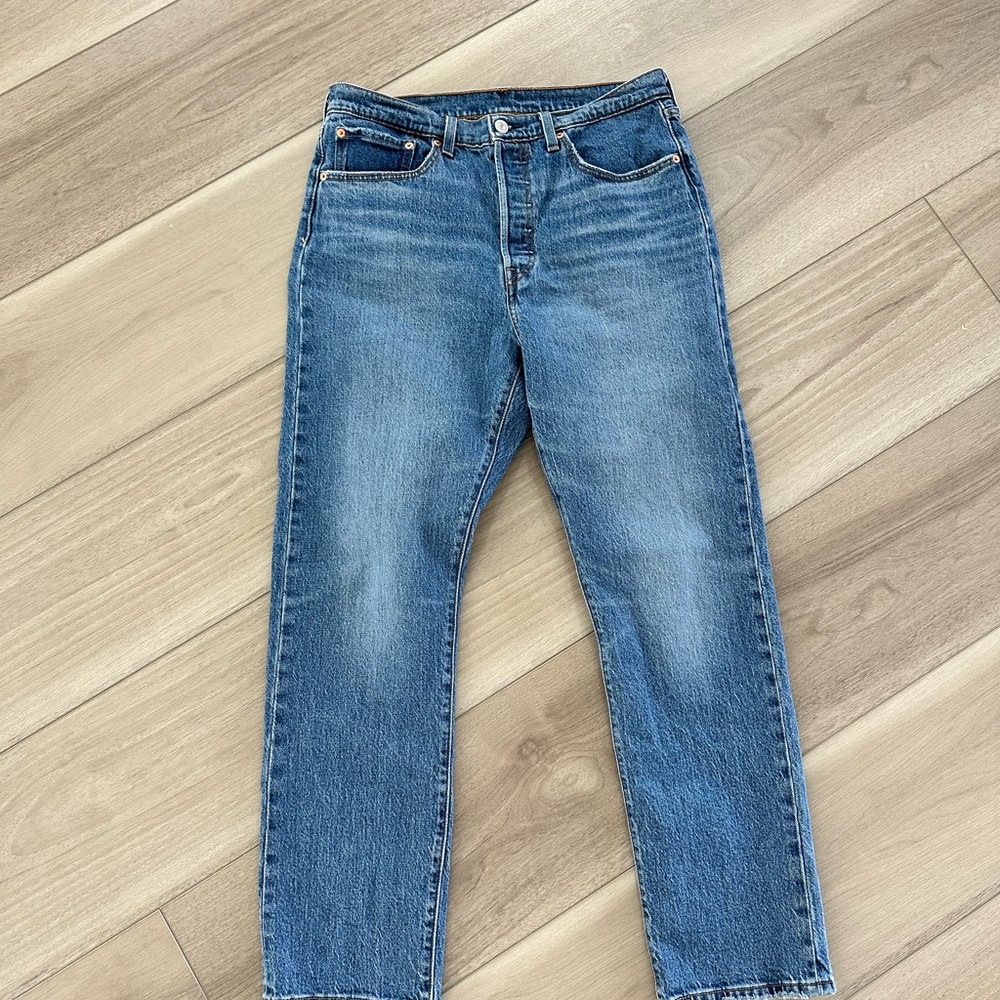 Levi's Straight-Leg 501 Jeans Classic Denim 31x30